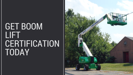 Boom Lift Certification OSHA Compliant with ALC